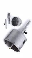 100mm Concrete Hole Saw with SDS Plus Adapter - 2