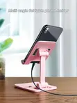 Adjustable Rose Gold Phone Holder/Stand - 1