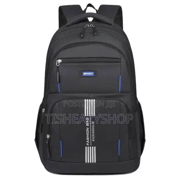 Unisex School Bag - Genuine Leather - 1