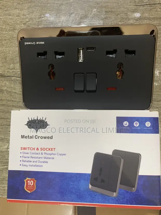 Double Socket - Brand New - 1