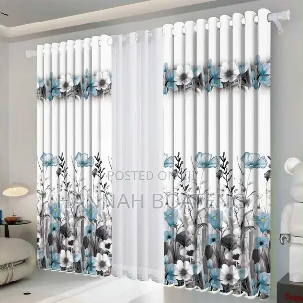 Stylish Sunblock Curtains - Brand New - 1