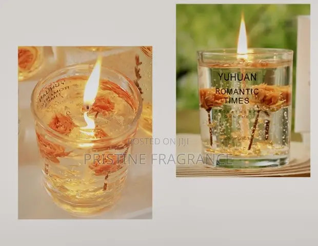 Monet's Garden Yellow Rose Gel Scented Candle - 1