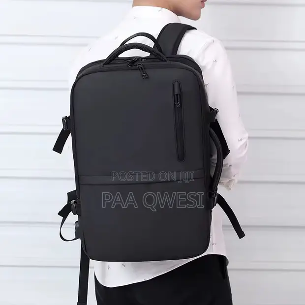 Business Travel Backpack with Laptop Organizer and USB Charging Port - 1