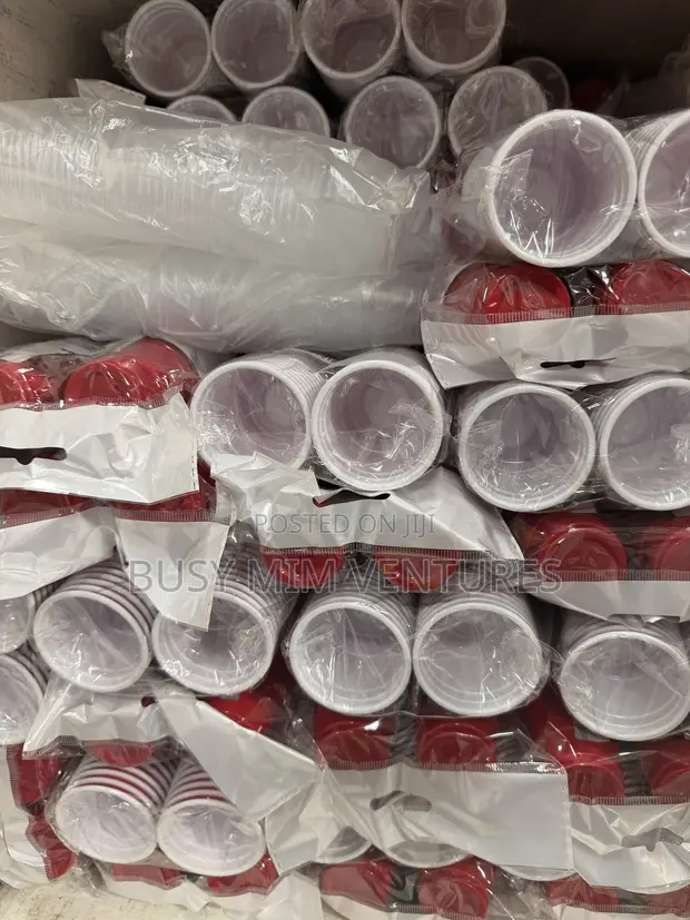 30pcs Plastic Shot Cups - Red - 1