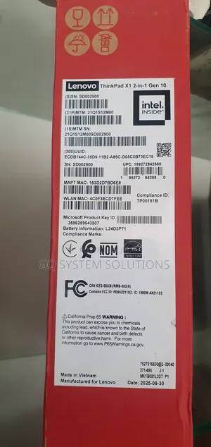 Lenovo ThinkPad X1 2-in-1 Gen 10 Intel Core Ultra 7