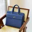 Designer High Quality Leather Laptop Bag Briefcase - 2