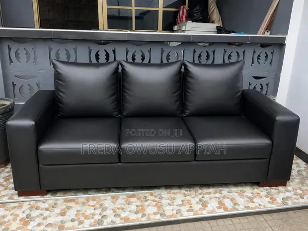 Leather Family Sofa Set - Brand New - 1