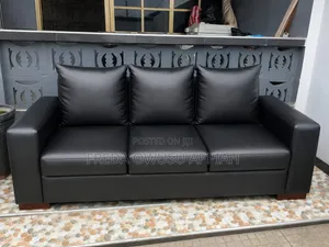 Leather Family Sofa Set - Brand New