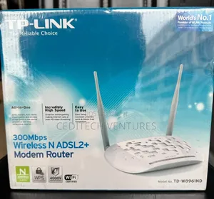 TP-Link Wireless N ADSL2+ Modem Router 300Mbps