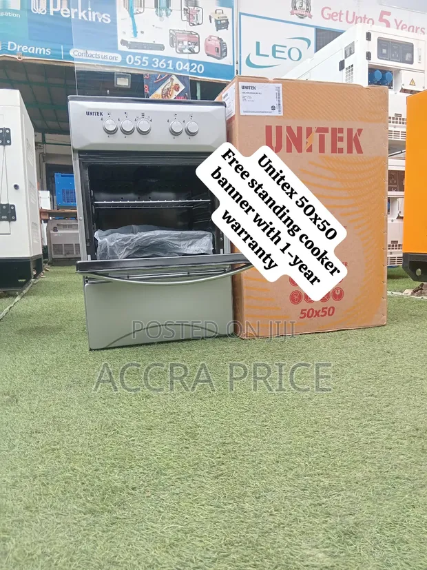 Unitek 50x50 Gas Cooker with Built-in Oven - 1