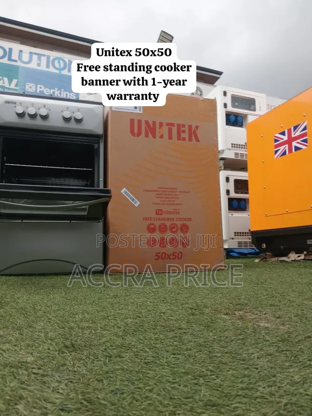 Unitek 50x50 4 Gas Burners Cooker with Oven - 1
