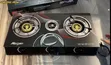 Morgan 3 Burner Glass Top Gas Stove - 1