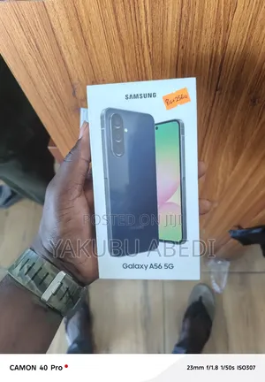 New Samsung Galaxy A56 256GB Black