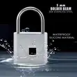 KERUI Smart Fingerprint Padlock - USB-C Rechargeable, Keyless - 3