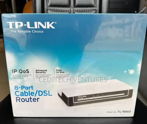 TP-Link 8-Port 10/100Mbps Router - 1