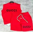 Men's Stylish 2-Piece Shorts and Sleeveless Top Set - 2