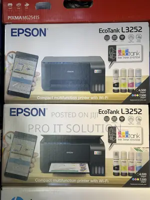 Epson L3252 Ecotank Printer - Print, Copy, Scan, Wi-Fi