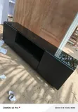 Modern Design TV Stand with Glass Top - 1