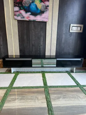 Wood-Mode Black TV Stand