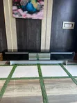 Wood-Mode Black TV Stand - 1