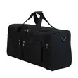 Multi-Pocket Travel Duffle Bag - Black - 1