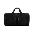 Multi-Pocket Travel Duffle Bag - Black - 2