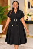 Elegant Office Dresses - Cedar - 5