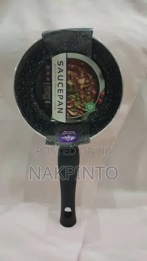 Premium Non-Stick Saucepan - 16cm Granite Stone Coating