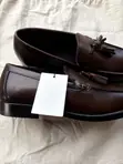 Zara Men's Tassel Loafers - Chestnut Brown, UK 8 - 2