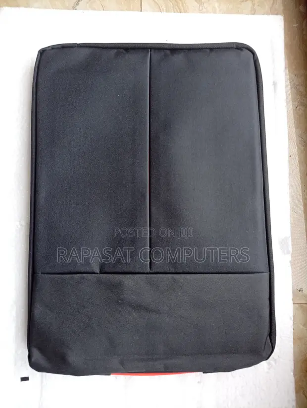 Laptop Sleeve Bag 15.6'', 14.0'', 13.3'' (Black, Orange Zip Handle) - 1