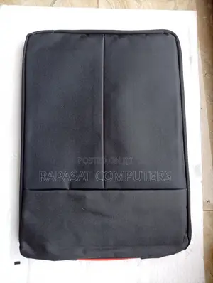 Laptop Sleeve Bag 15.6'', 14.0'', 13.3'' (Black, Orange Zip Handle)