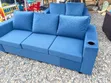 Brand New Green 3+2 Seater Sectional Sofa with Cup Holders - 1