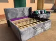 Queen Size Bed Frame with 3-in-1 Sofa Chair - 2