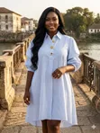 A&D Maternity / Overall Dress - Brand New - 1