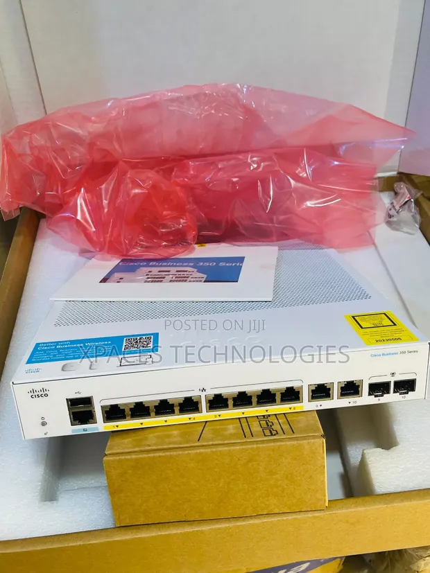 Cisco CBS350-8FP-2G 8-Port Gigabit PoE+ Managed Switch 120W 2xSFP - 1