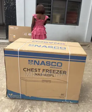 Brand New Nasco Chest Freezer - 400L, Black
