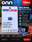 Onn 256GB microSD Express Card for Nintendo Switch 2 - 1