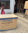 Efficient Nasco 400L Single Door Chest Freezer (Black) - 2