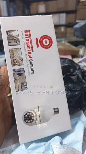 2MP Wireless PTZ Bulb Camera with Two-Way Audio (V380 Pro)