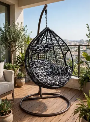 Hanging Egg Chair with Dior Cushion