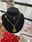Double Layer Gold Plated Necklace - 2