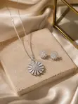 Simple Zirconia Jewelry Set - 2