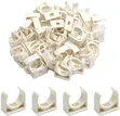 25mm Plastic Pipe Clips (100pcs) - 1