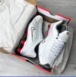 Original Nike Shox R4 White/Silver - 3