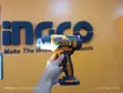 INGCO Industrial Cordless Heat Gun (20V) with 4 Accessories - 1