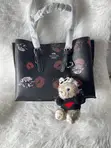 Coach Bag with Teddy Bear Charm - 1