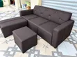 Modern L-Shaped Sofa Set with Ottoman - 4