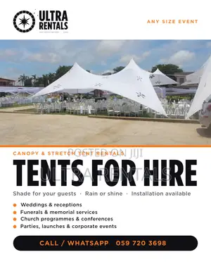 Canopy and Stretch Tent Rentals