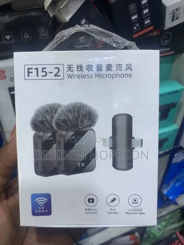 F15-2 Dual Wireless Lavalier Microphone System - 1