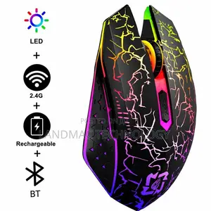 Wireless & Bluetooth Dual-Mode Rechargeable Gaming Mouse